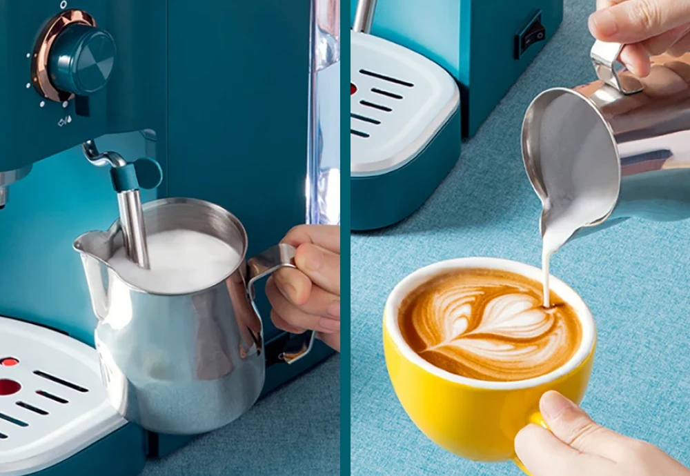 espresso maker with milk frother